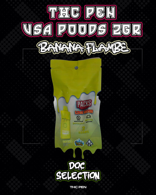 𝙏𝙃𝘾 𝙑𝘼𝙋𝙀 2gr 𝘽𝙮 𝙋𝘼𝘾𝙆𝙎 𝙋𝙊𝙊𝘿𝙎 - 𝘽𝘼𝙉𝘼𝙉𝘼 𝙁𝙇𝘼𝙈𝘽𝙀