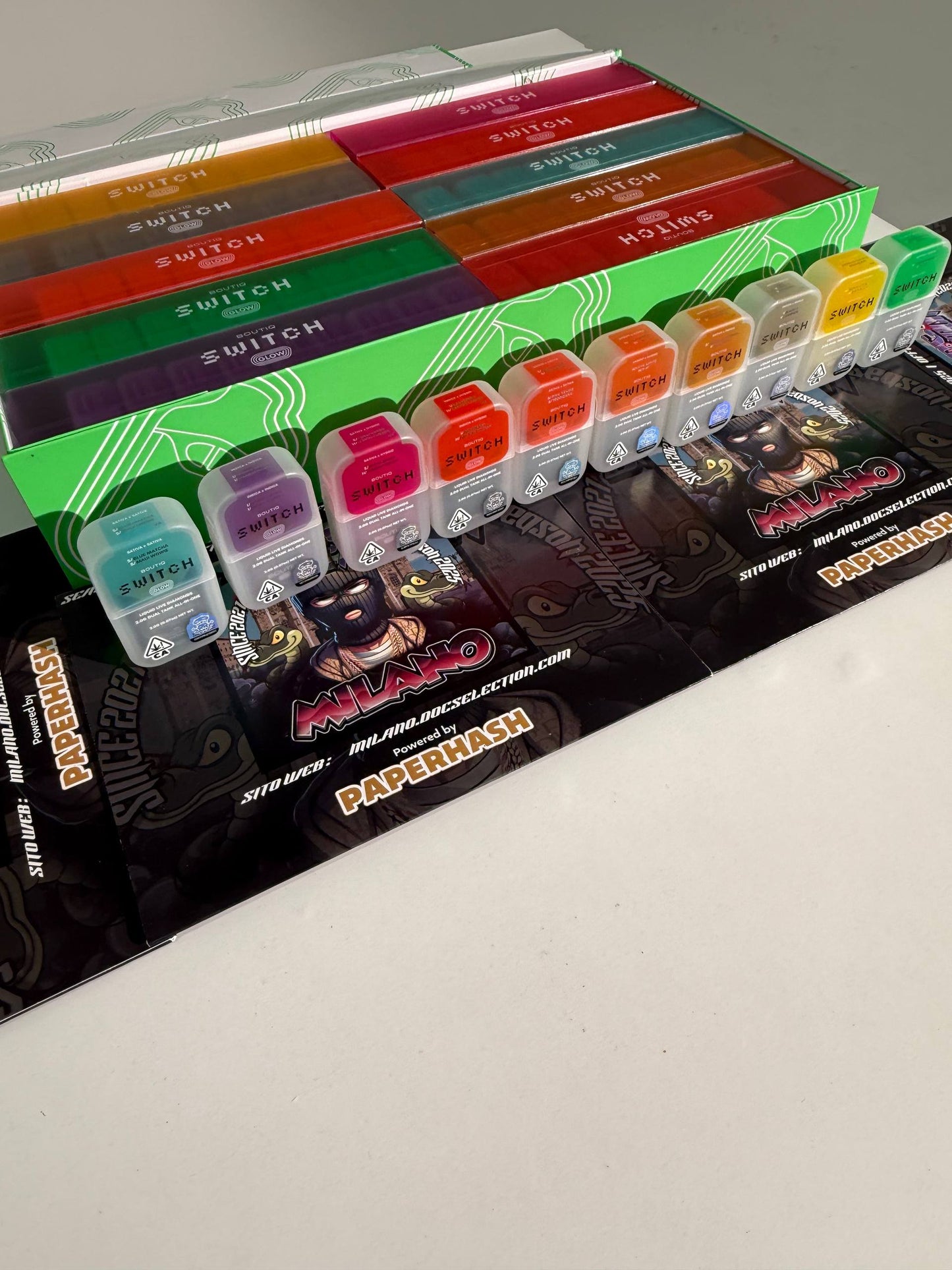 Vape Diamonds 2gr Switch Boutique 2 flavour - PURPLE BERRY - MANGO RUNTZ